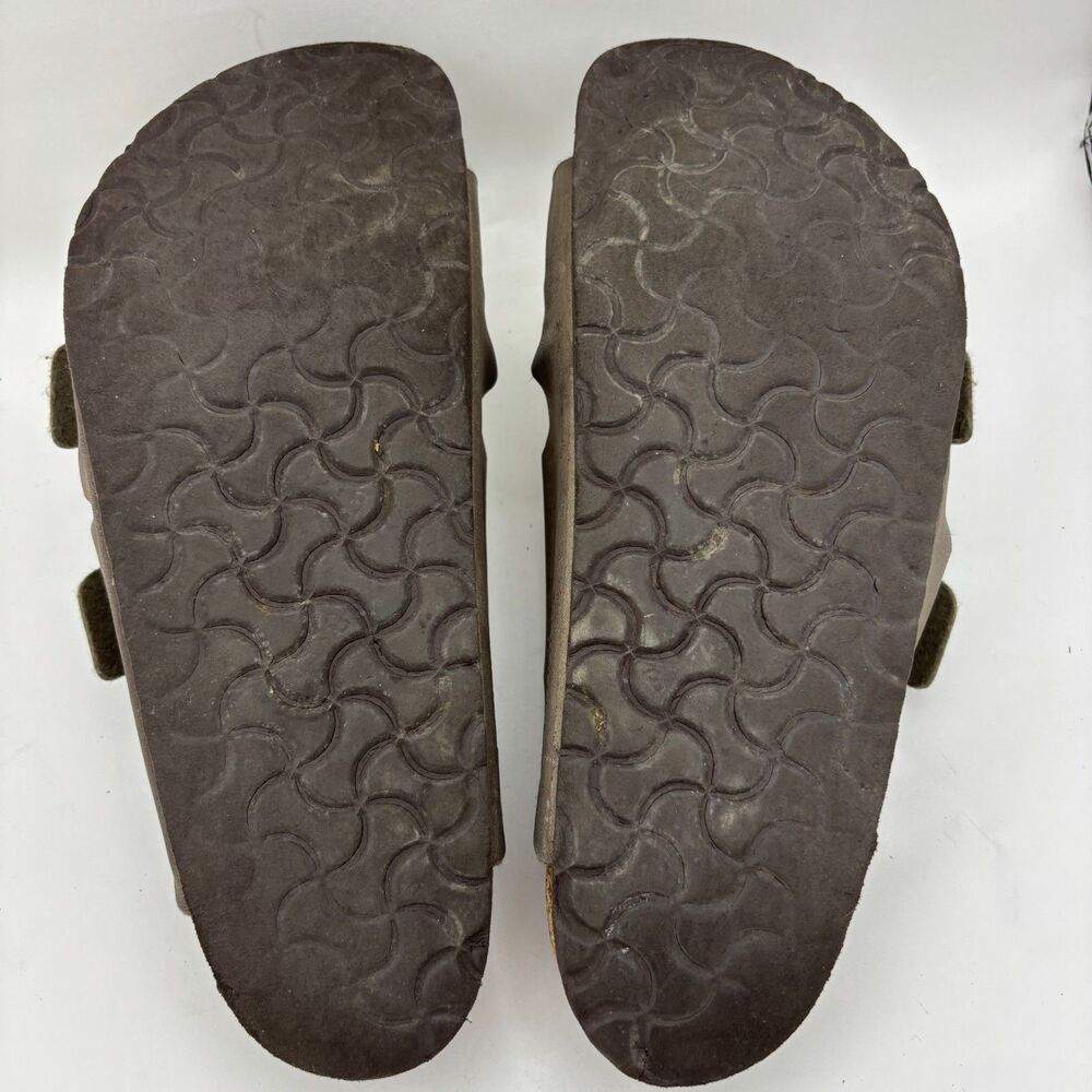 Birkenstock Milano Taupe Oiled Leather Sandals Backstrap Unisex EU 42 - Picture 6 of 7